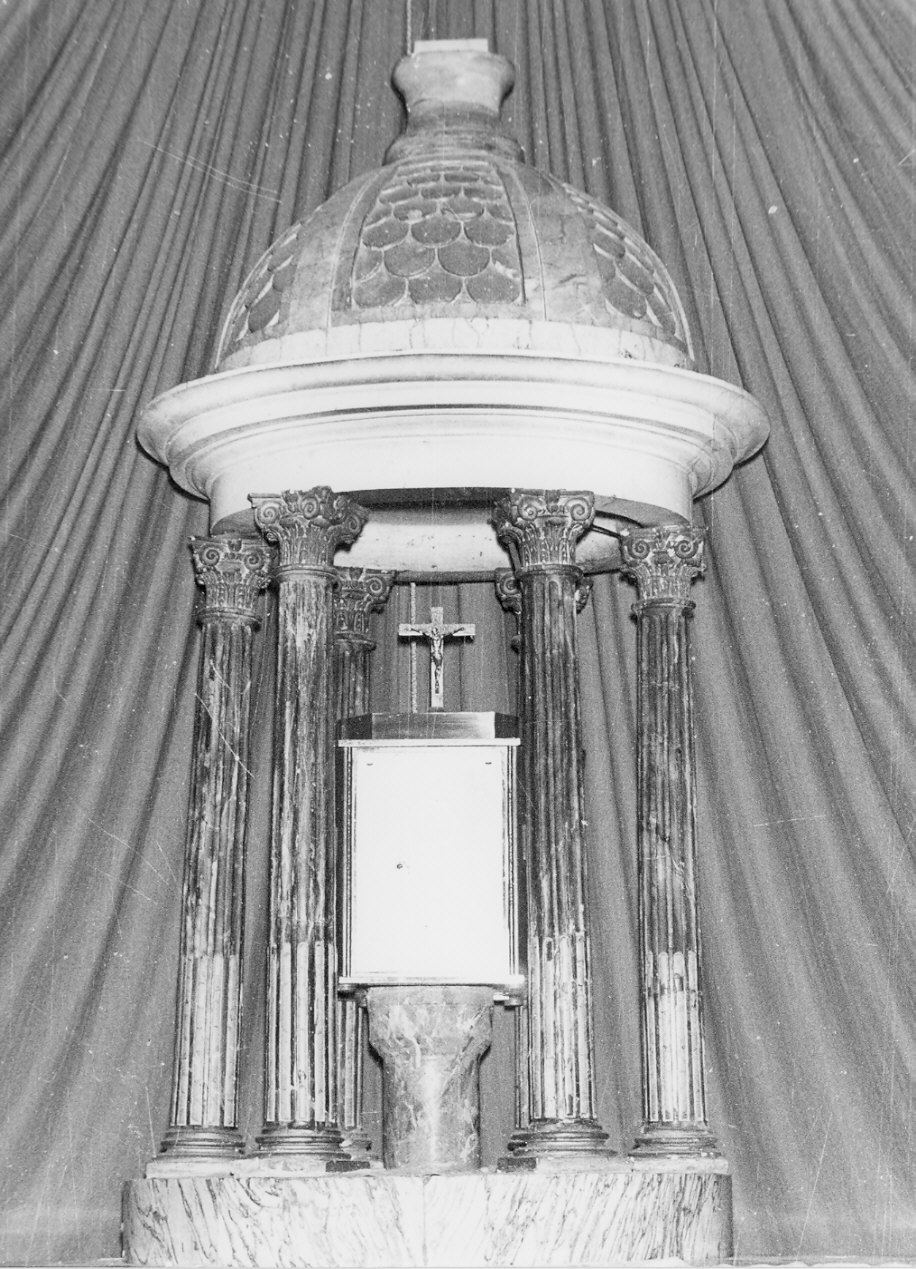 ciborio, opera isolata - bottega lombarda (sec. XIX)