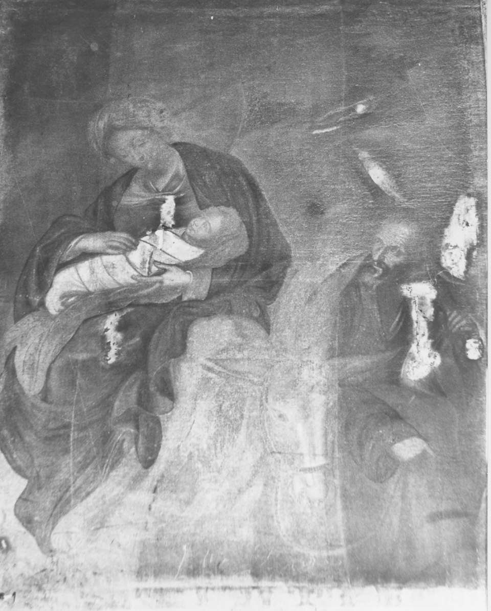 fuga in Egitto (dipinto, opera isolata) - ambito lombardo (sec. XVII)