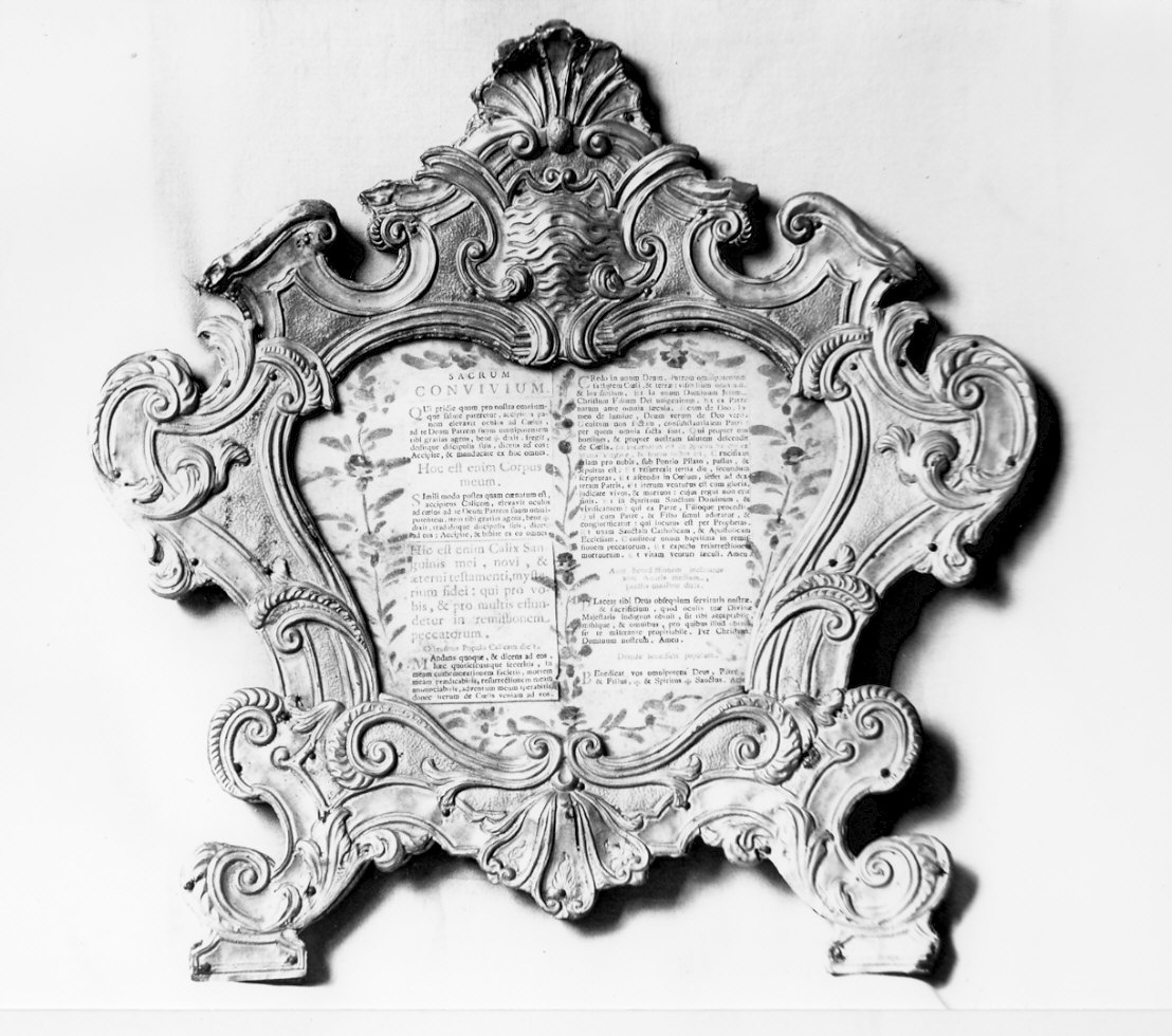 cartagloria, opera isolata - bottega lombarda (sec. XVIII)