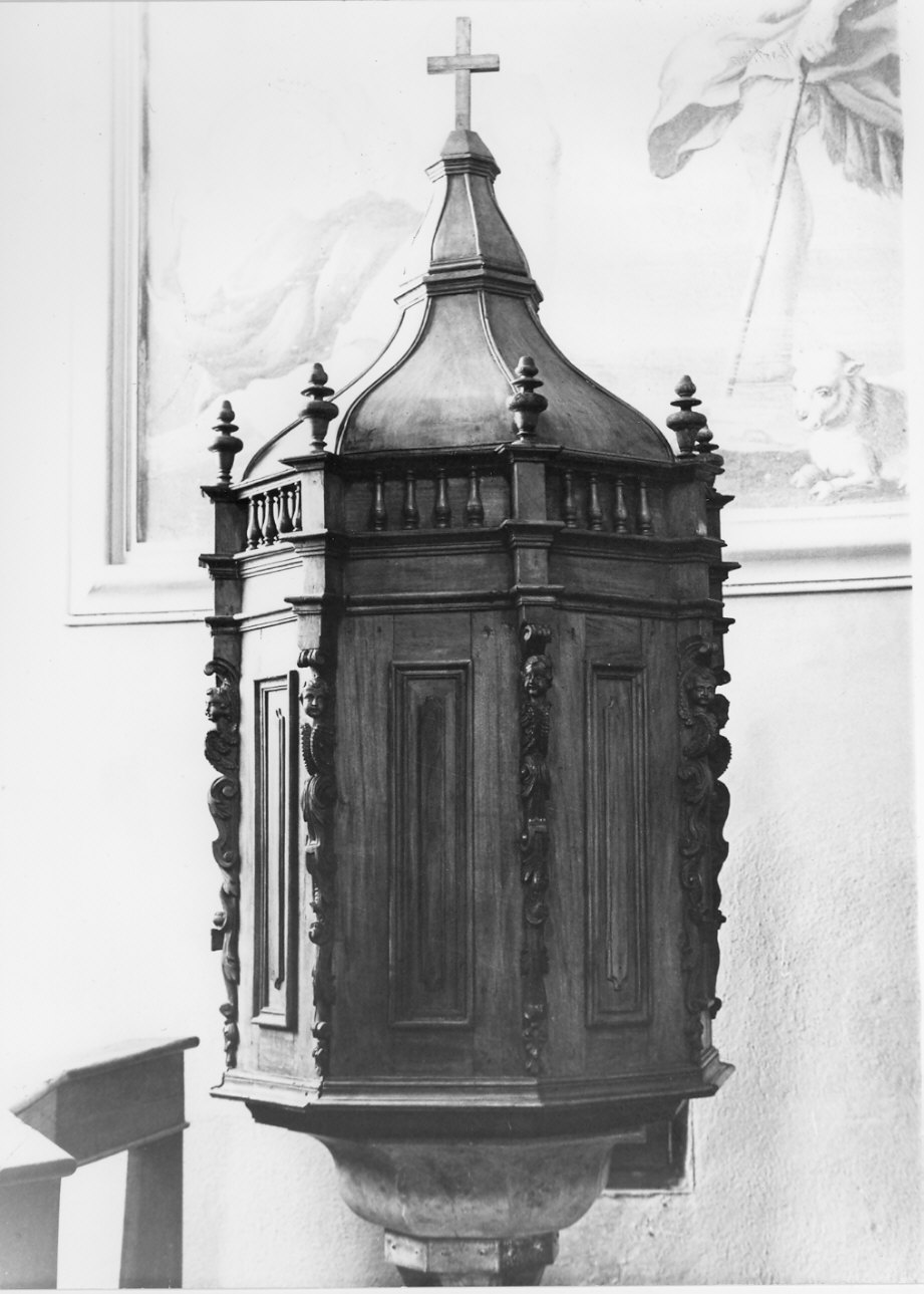 coperchio del fonte battesimale, opera isolata - bottega lombarda (secc. XVIII/ XIX)