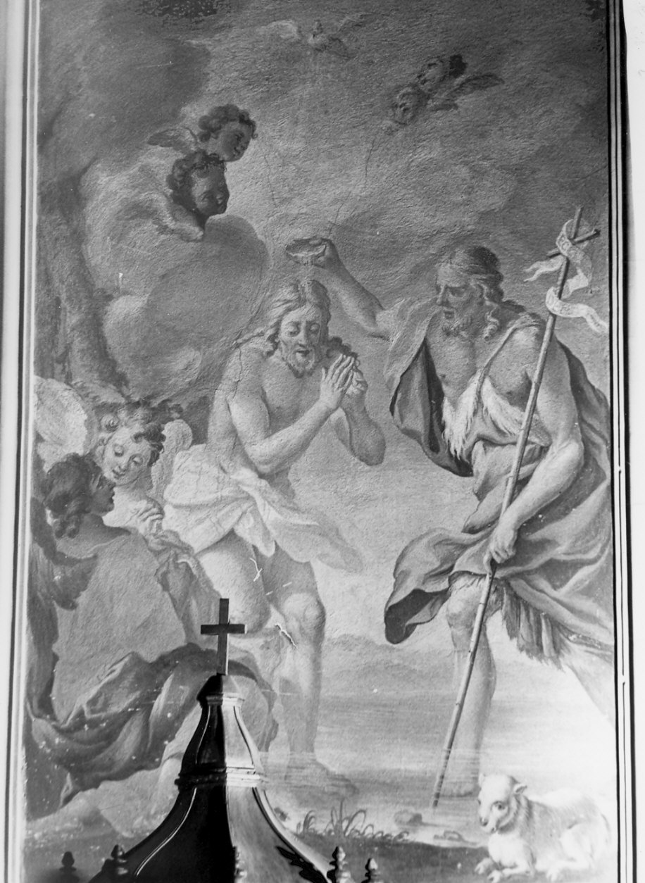 battesimo di Cristo (dipinto, opera isolata) - ambito lombardo (fine sec. XVIII)
