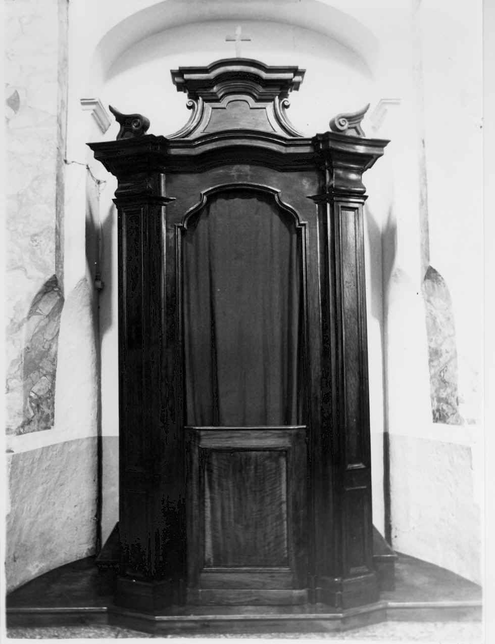 confessionale, serie - bottega lombarda (sec. XVIII)