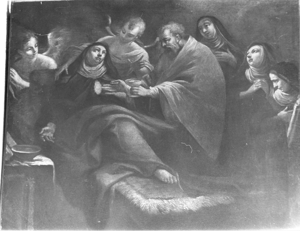 morte di Santa Teresa d'Avila (dipinto, opera isolata) - ambito lombardo (secc. XVII/ XVIII)