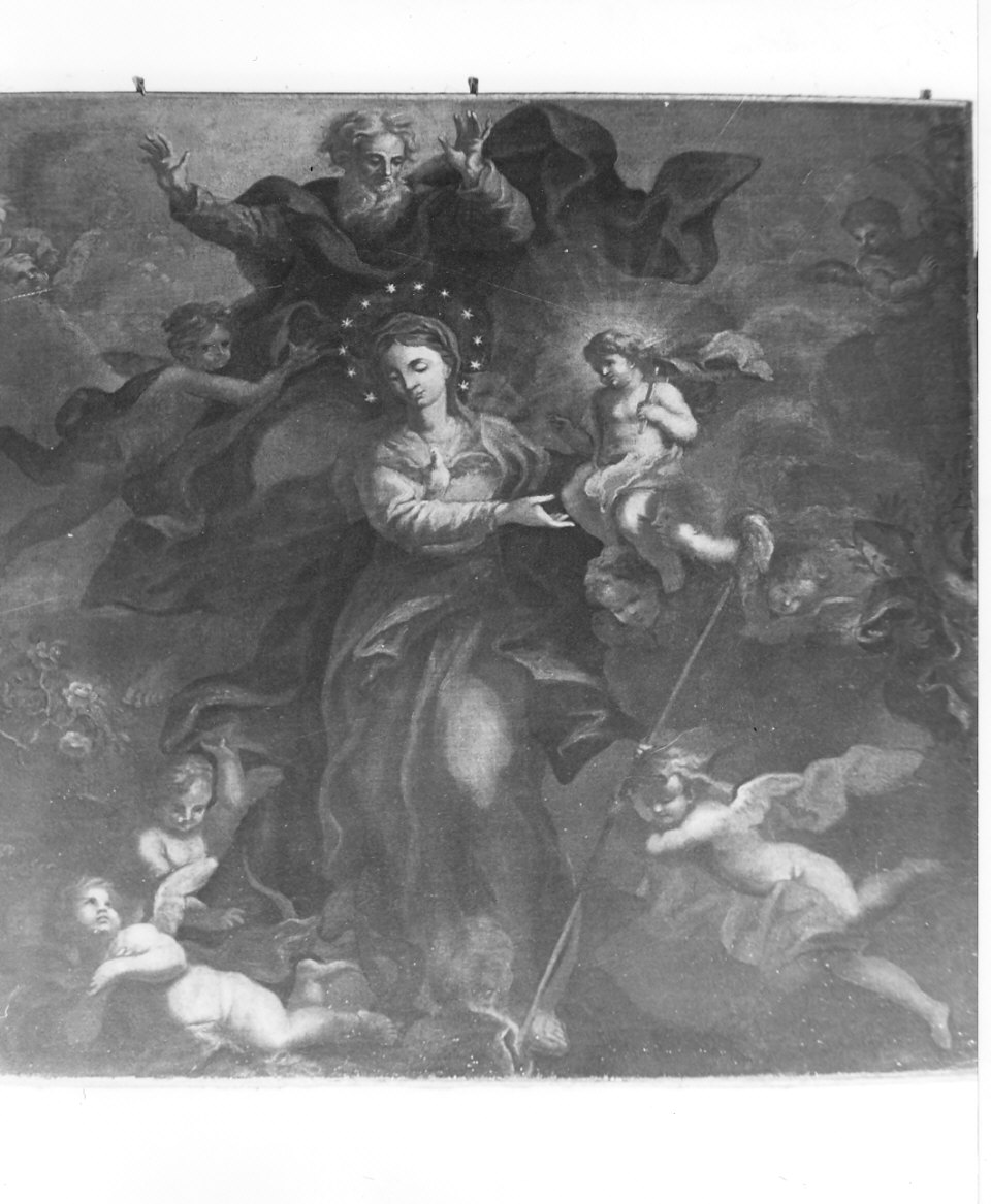 Madonna Immacolata e Santi (dipinto, opera isolata) - ambito lombardo (secc. XVII/ XVIII)