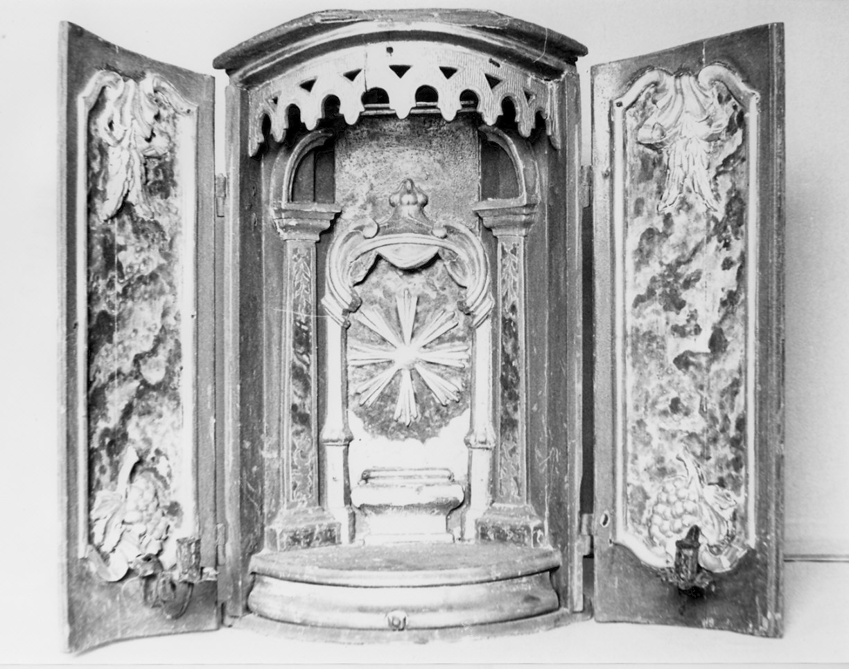 tabernacolo portatile, opera isolata - bottega lombarda (secc. XVIII/ XIX)