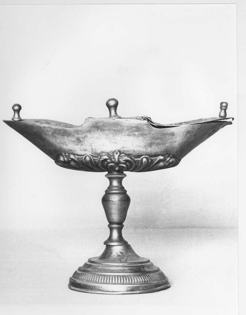 navicella portaincenso, opera isolata - bottega lombarda (seconda metà sec. XVII, sec. XIX)