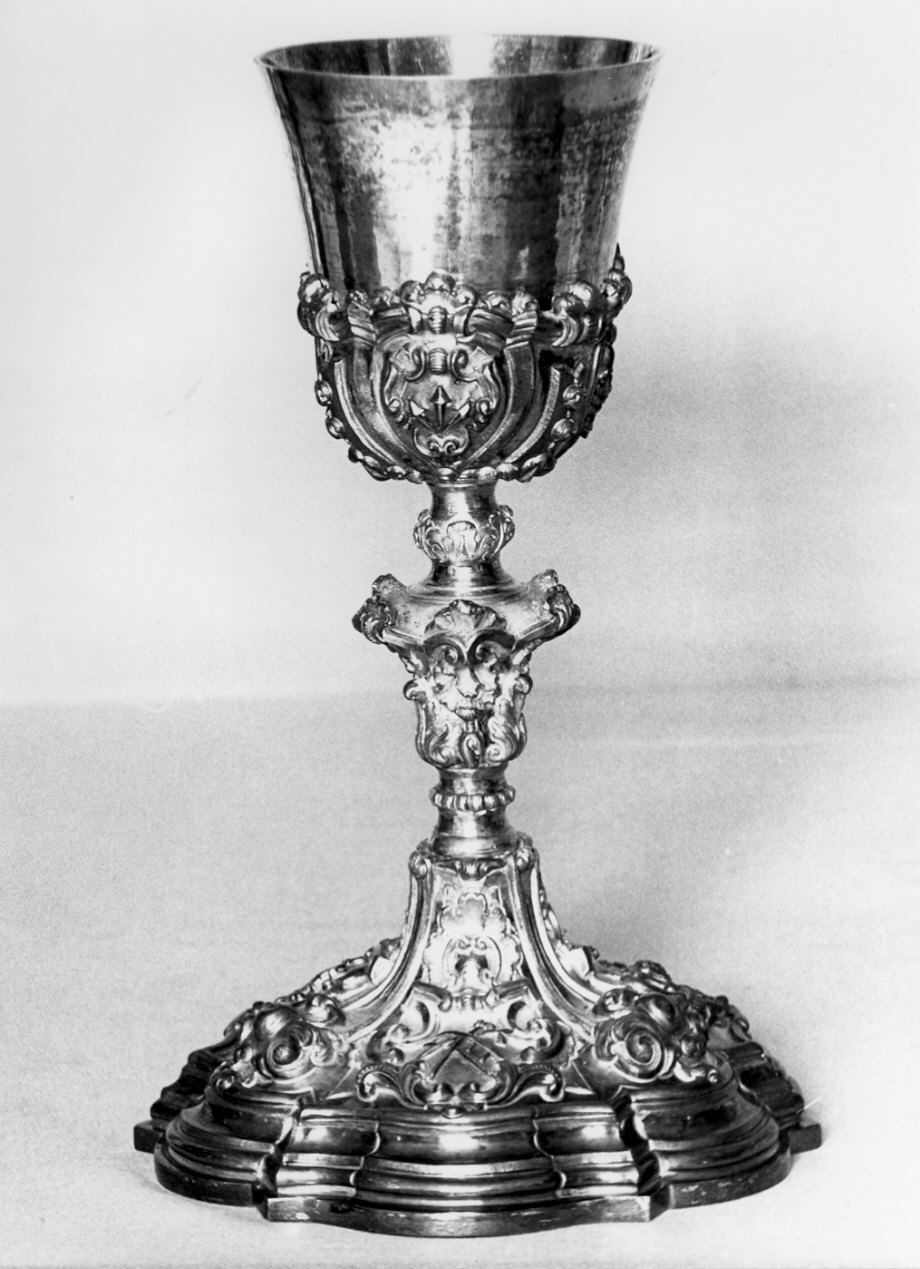 calice, opera isolata - bottega lombarda (sec. XVIII)