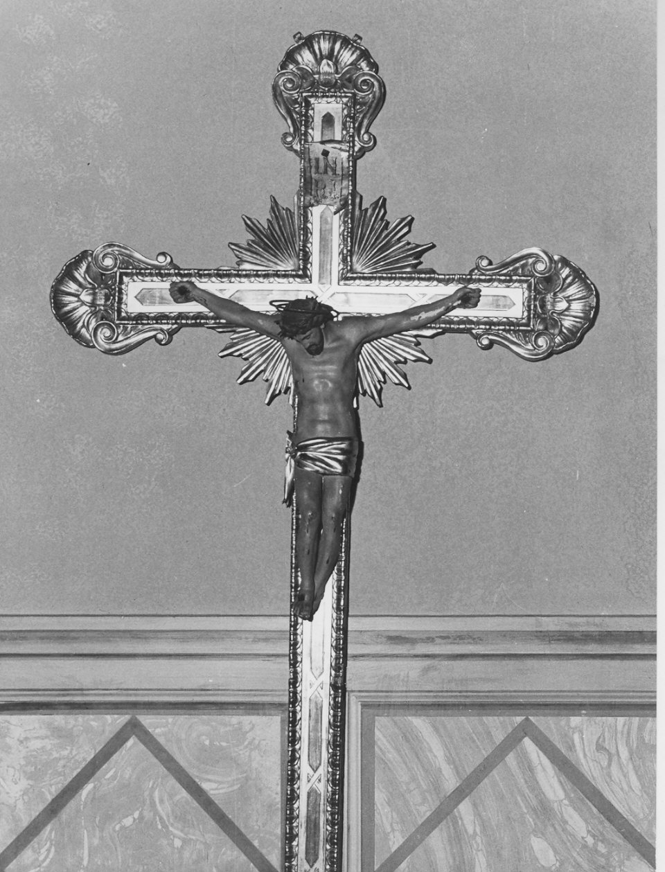 croce, opera isolata - bottega lombarda (sec. XIX)