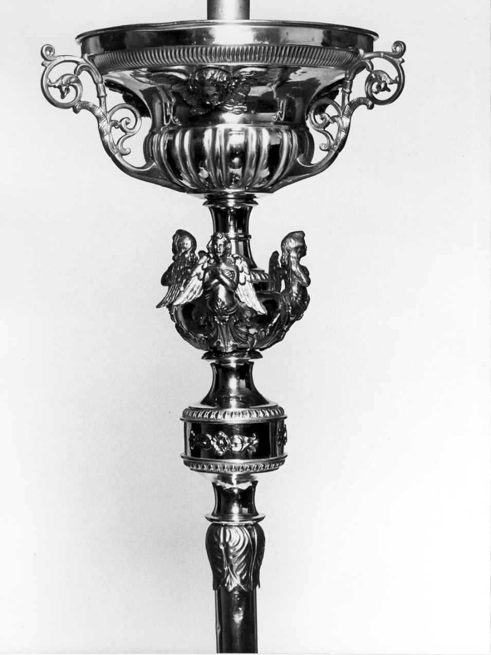 candelabro portatile, serie - bottega lombarda (sec. XIX)