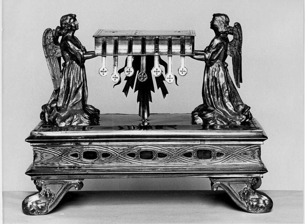 tronetto per esposizione eucaristica, opera isolata - bottega lombarda (secc. XIX/ XX)