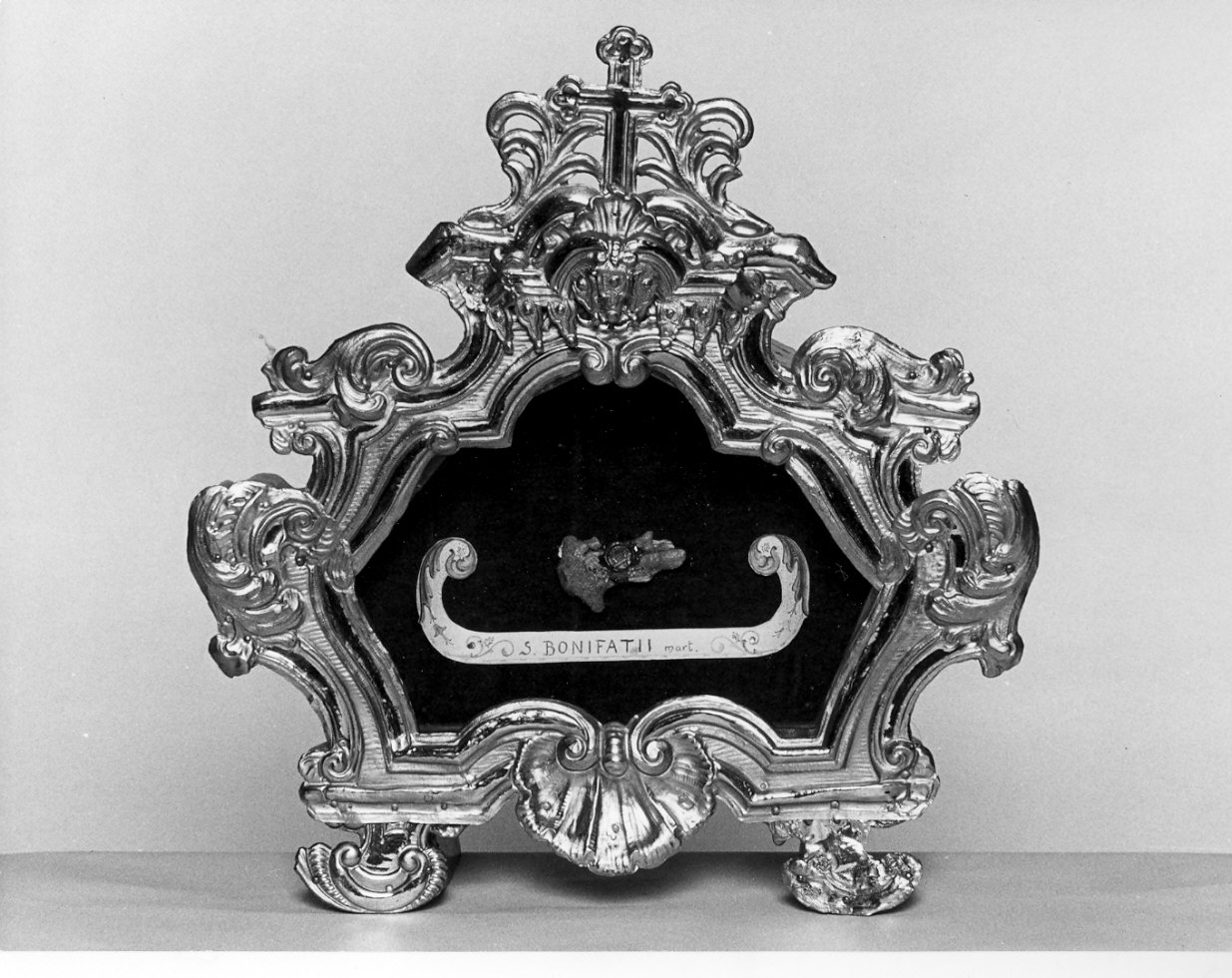 reliquiario a teca - a urna, serie - bottega lombarda (sec. XVIII)