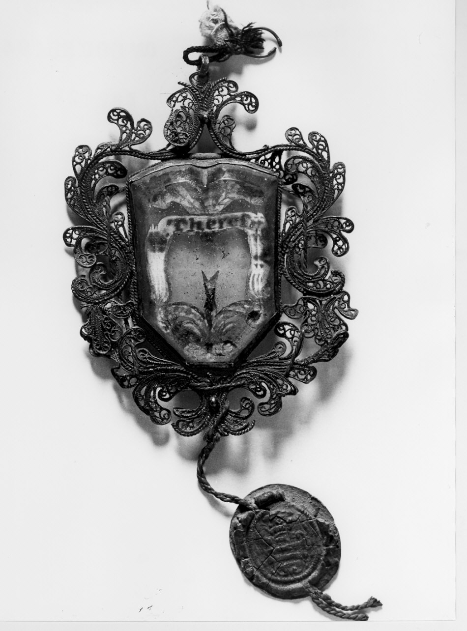 reliquiario a teca, opera isolata - bottega lombarda (sec. XVIII)