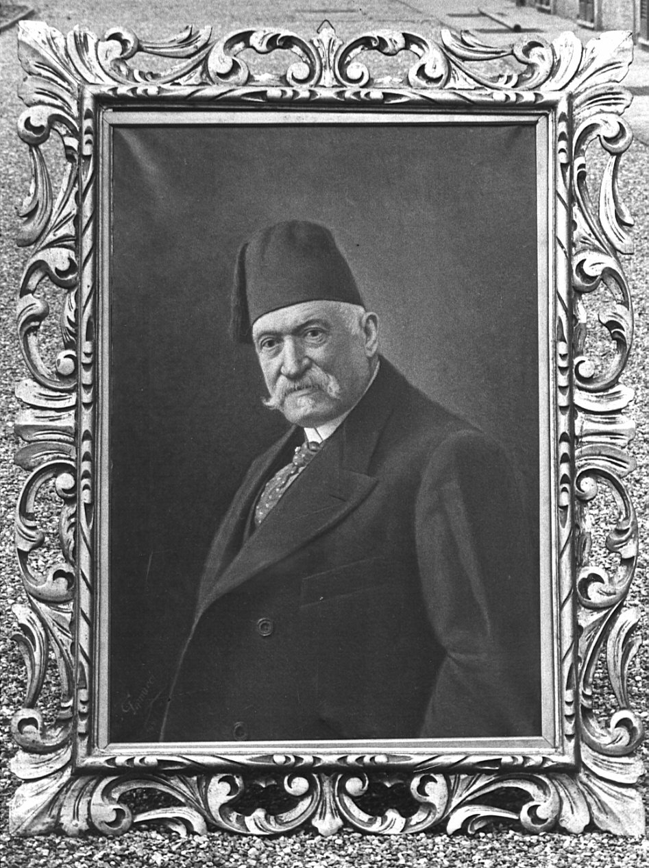 ritratto di Ambrogio Ferrario (dipinto, pendant) di Jamucci C (sec. XX)