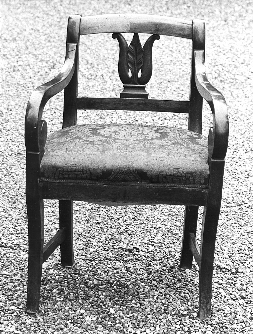 poltroncina, opera isolata - bottega lombarda (sec. XIX)