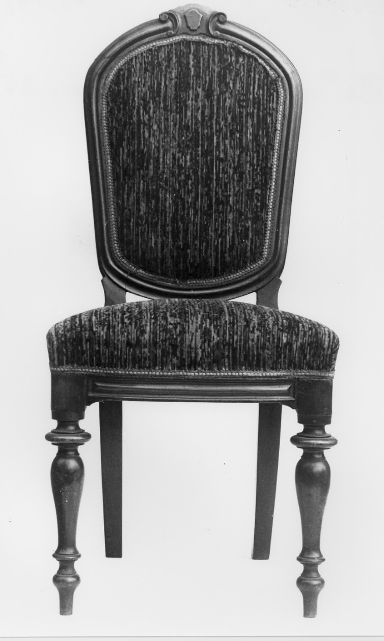 sedia, opera isolata - bottega lombarda (sec. XIX)