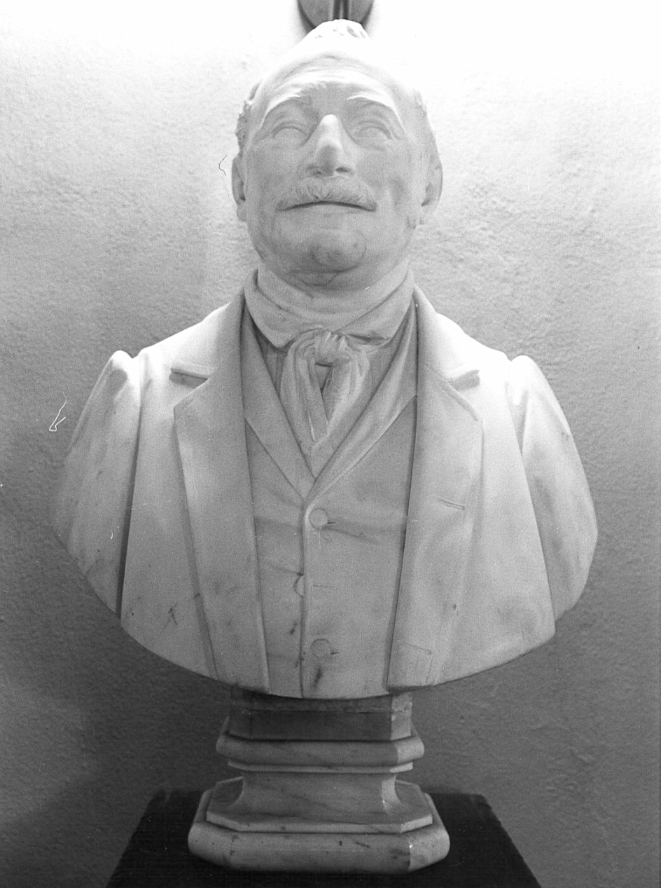 ritratto di Achille Gattinoni (busto, opera isolata) - bottega lombarda (seconda metà sec. XIX)
