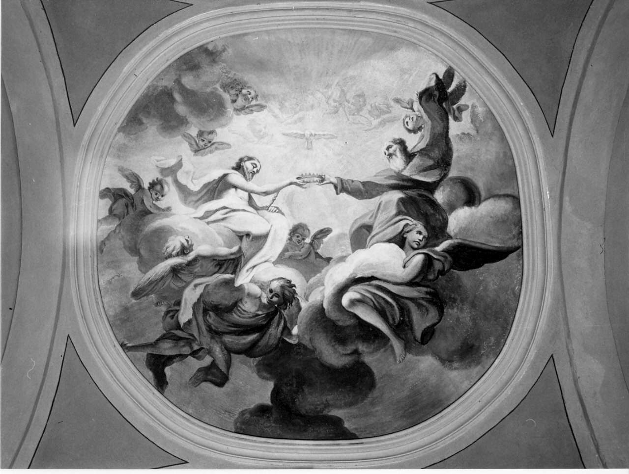 Trinità (dipinto, opera isolata) - ambito lombardo (sec. XVIII)