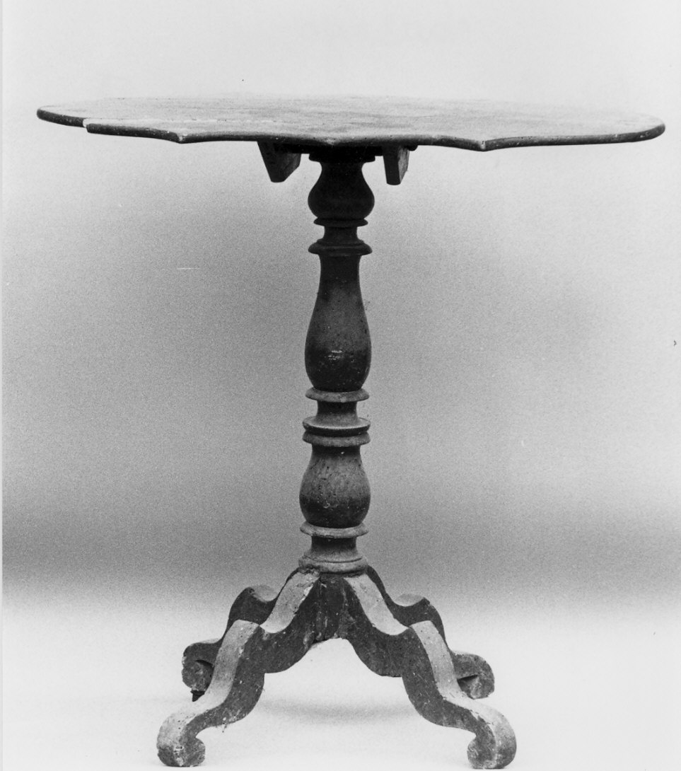 tavolo, opera isolata - bottega lombarda (sec. XIX)