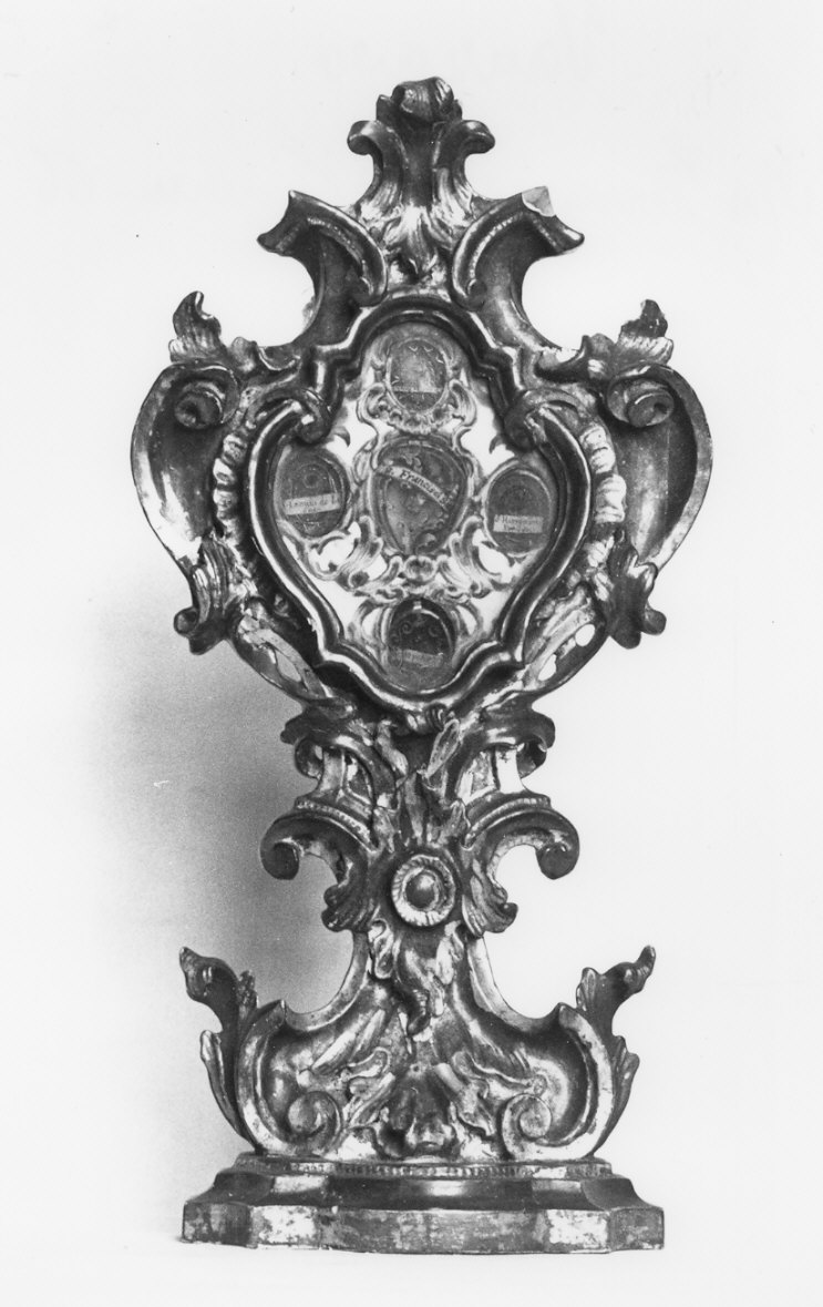 reliquiario, serie - bottega lombarda (sec. XVIII)