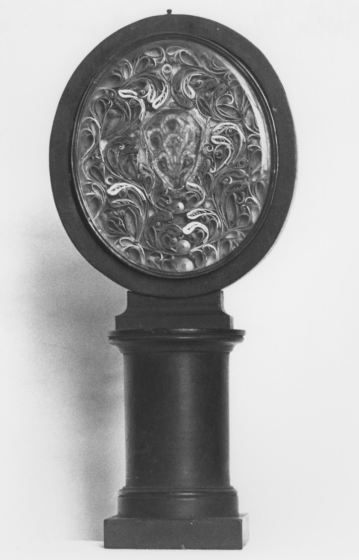 reliquiario - a ostensorio, coppia - bottega lombarda (sec. XIX)