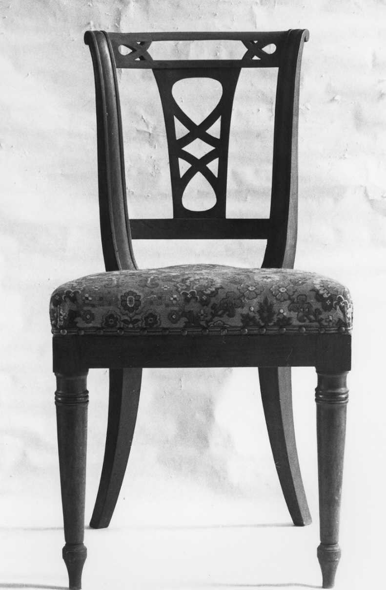 sedia, serie - bottega lombarda (prima metà sec. XX)