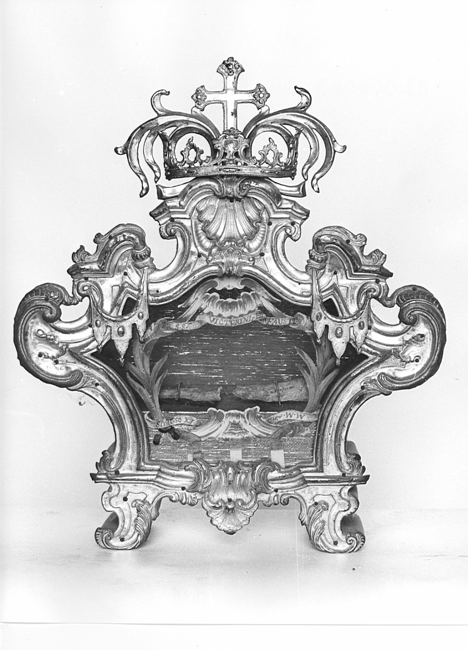 reliquiario a teca - a cassetta, serie - bottega lombarda (sec. XVIII)