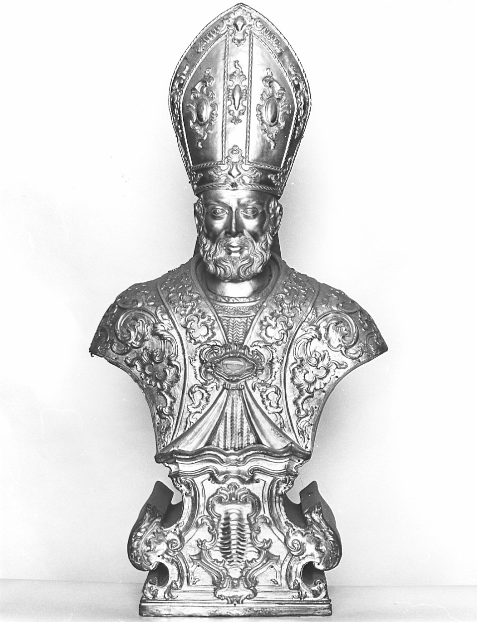 San Barnaba (reliquiario - a busto, opera isolata) - bottega lombarda (prima metà sec. XVIII)