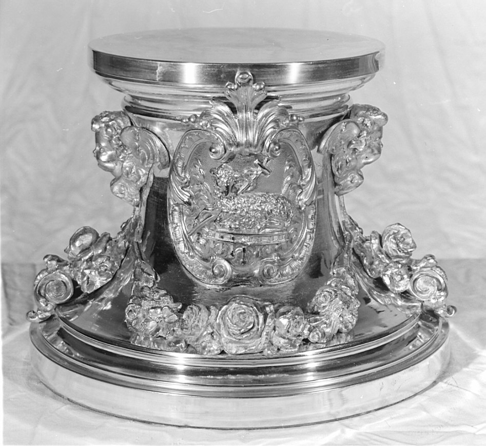 tronetto per esposizione eucaristica, opera isolata - bottega lombarda (secc. XIX/ XX)