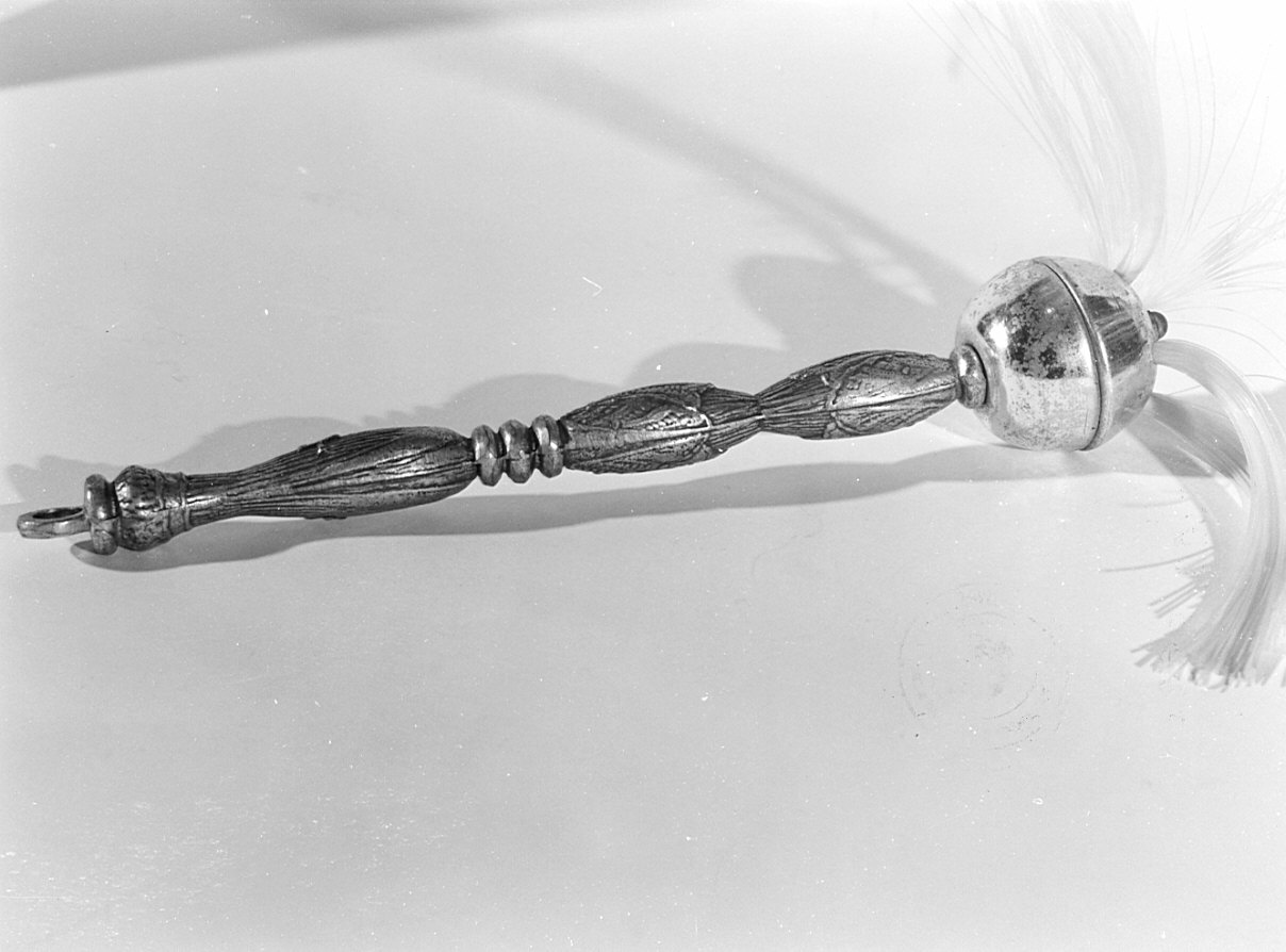 aspersorio - a pennello, opera isolata - bottega lombarda (fine/inizio secc. XIX/ XX)