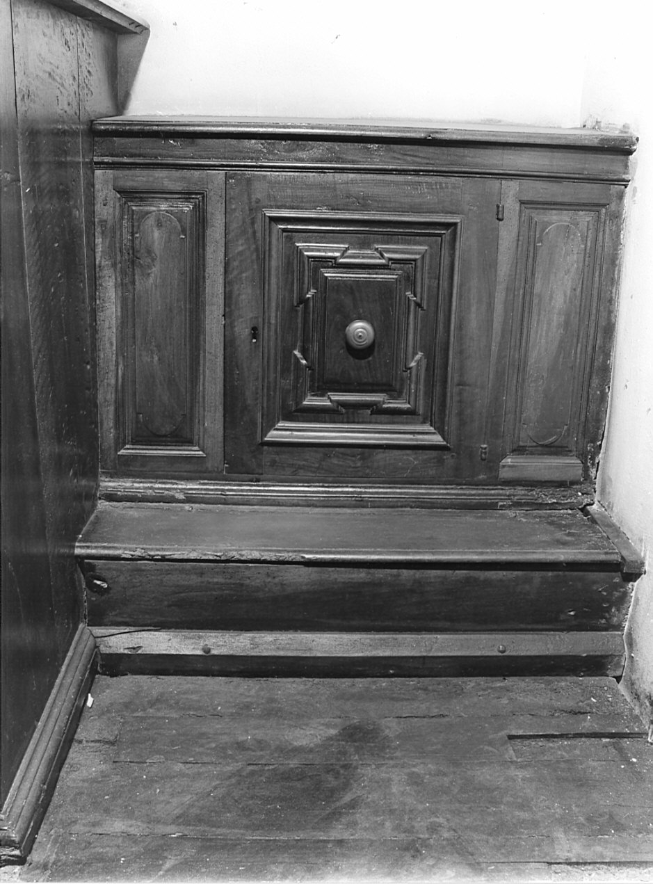 inginocchiatoio, coppia - bottega lombarda (secc. XVII/ XVIII)