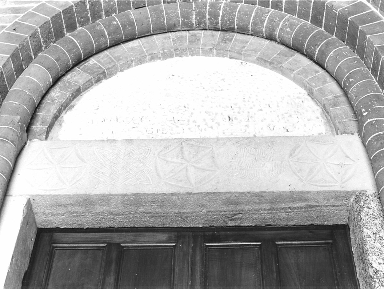 architrave di portale, opera isolata - bottega lombarda (secc. XI/ XII)