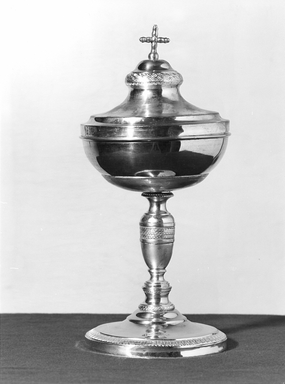 pisside, opera isolata - bottega lombarda (secc. XIX/ XX)