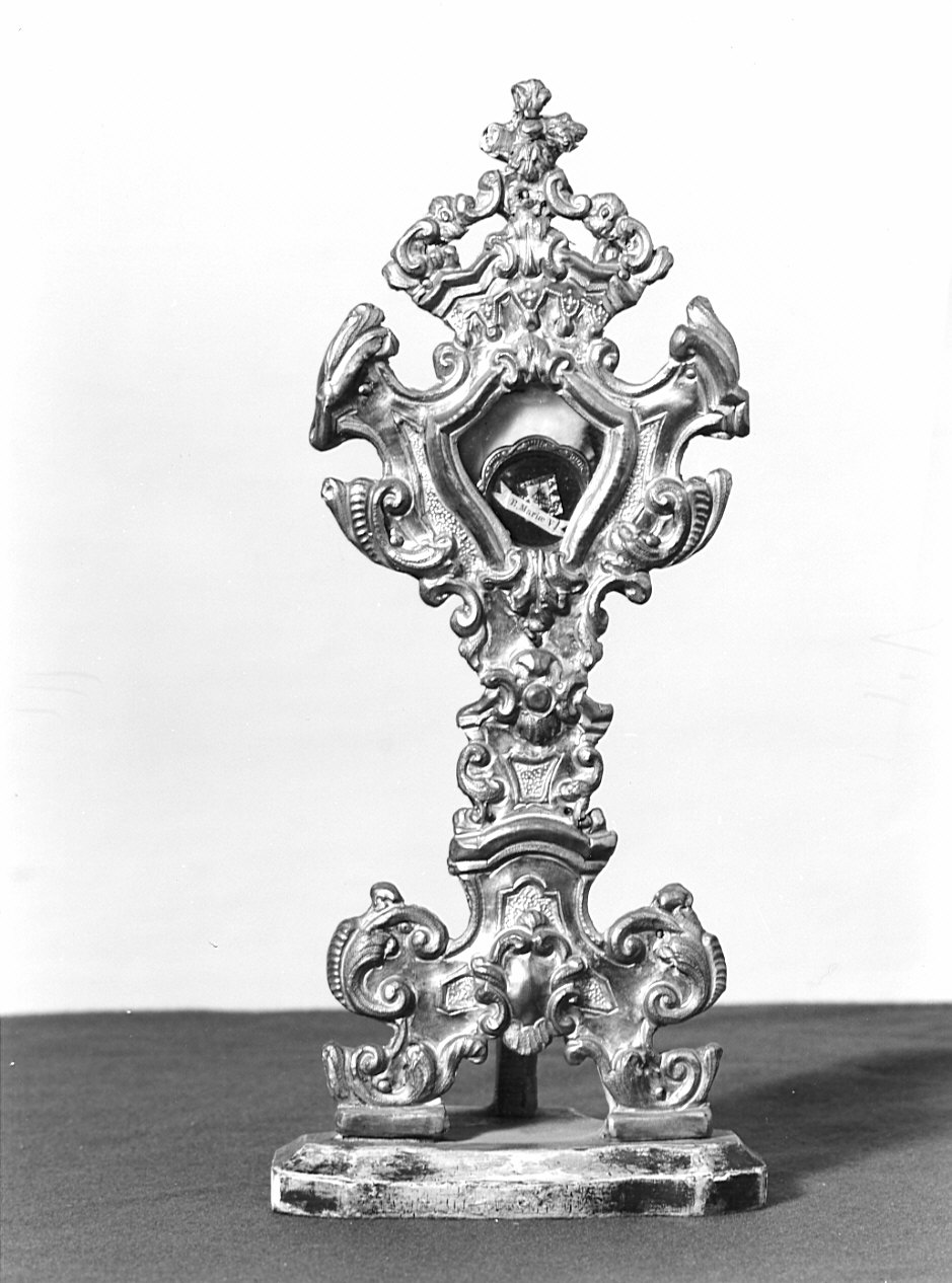 reliquiario - a ostensorio, opera isolata - bottega lombarda (metà sec. XVIII)