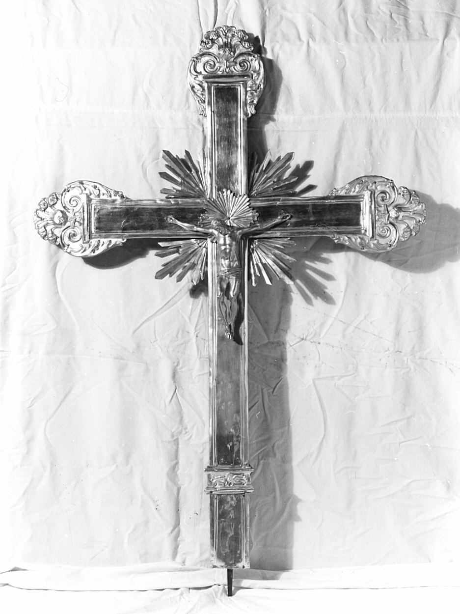 croce, opera isolata - bottega lombarda (secc. XVIII/ XIX)