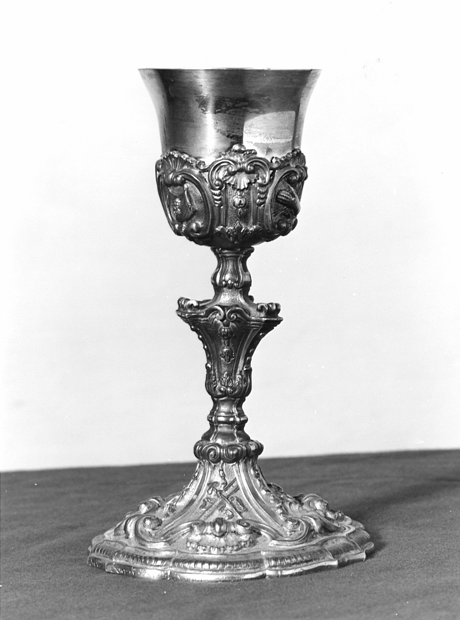 calice, opera isolata - bottega lombarda (sec. XVIII)