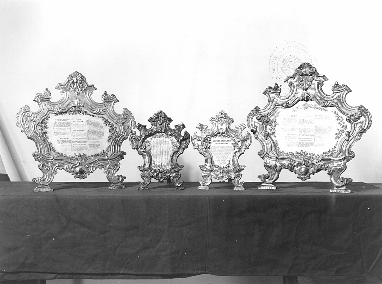 cartagloria, insieme - bottega lombarda (metà sec. XVIII)