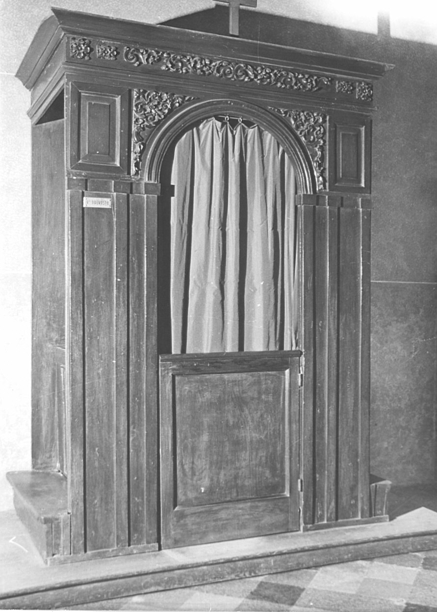 confessionale, opera isolata - bottega lombarda (sec. XIX)