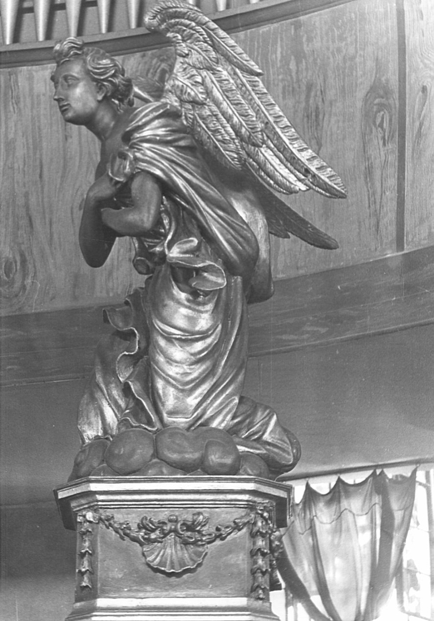 angelo (statua, pendant) - bottega lombarda (sec. XVIII)