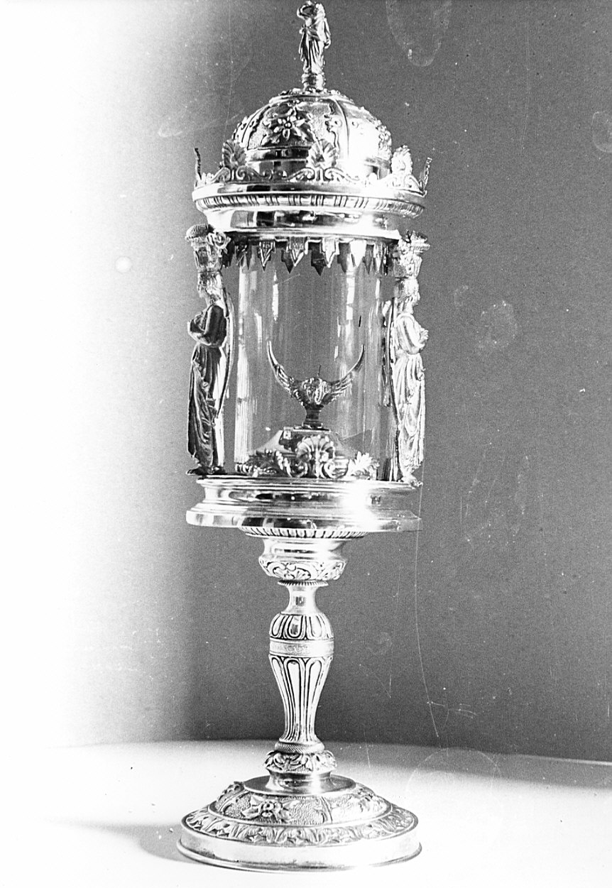ostensorio architettonico, opera isolata - bottega lombarda (fine sec. XIX)