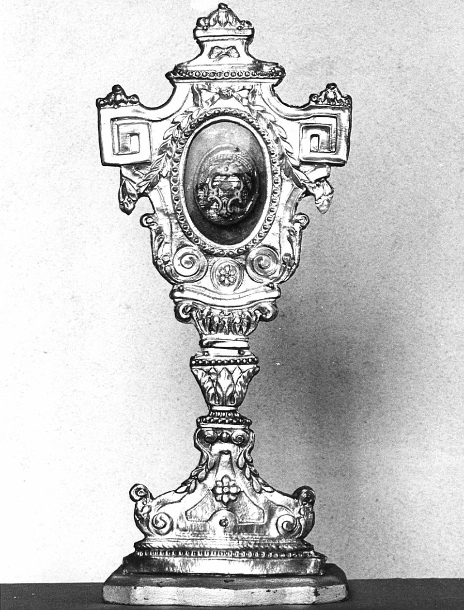 reliquiario - a ostensorio, opera isolata - bottega lombarda (sec. XIX)