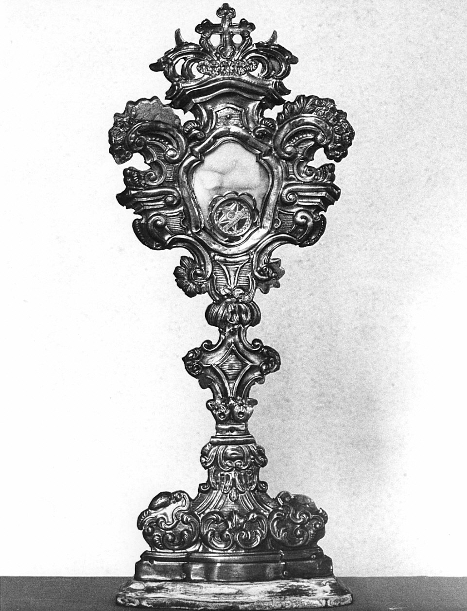 reliquiario - a ostensorio, opera isolata - bottega lombarda (sec. XVIII)