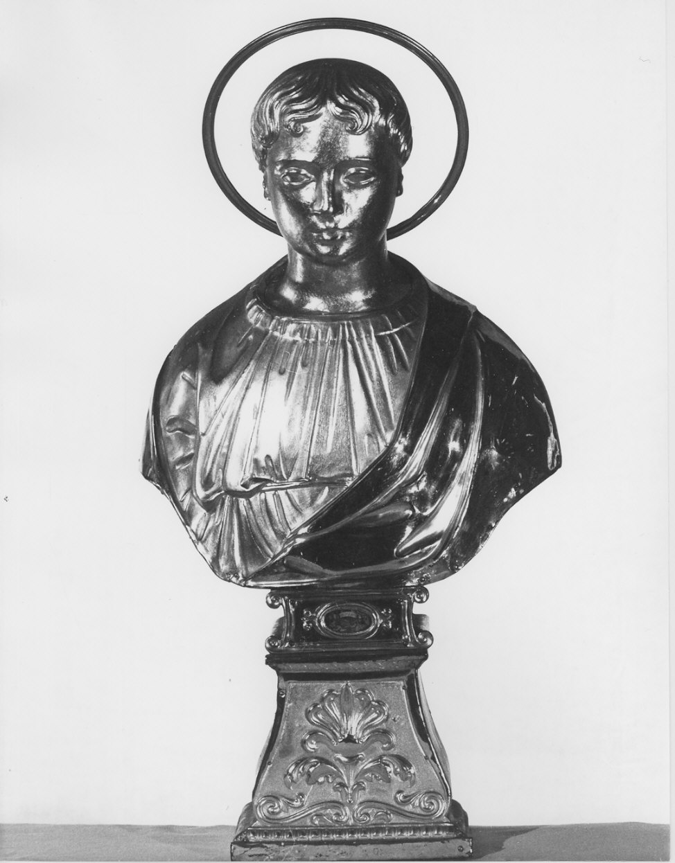 Santa (reliquiario - a busto, opera isolata) - bottega lombarda (sec. XIX)