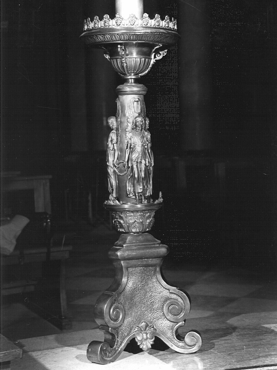 candelabro, opera isolata - bottega lombarda (sec. XIX)
