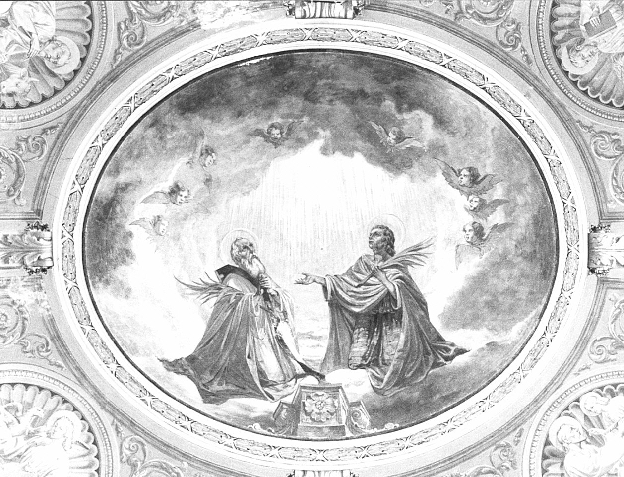 Sant'Ippolito e San Cassiano (dipinto, opera isolata) - ambito lombardo (metà sec. XIX)