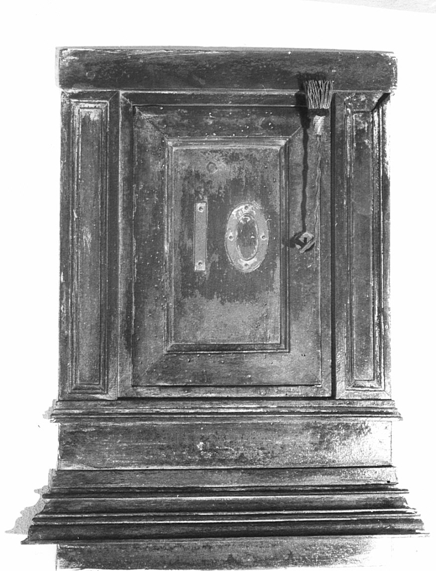 armadietto per oli santi, opera isolata - bottega lombarda (sec. XIX)