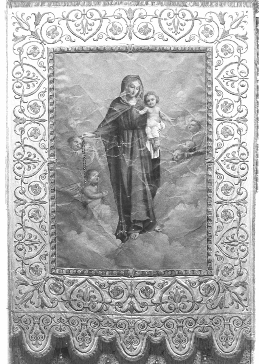 Sant'Ippolito e San Cassiano (stendardo processionale) - manifattura lombarda (inizio sec. XX)