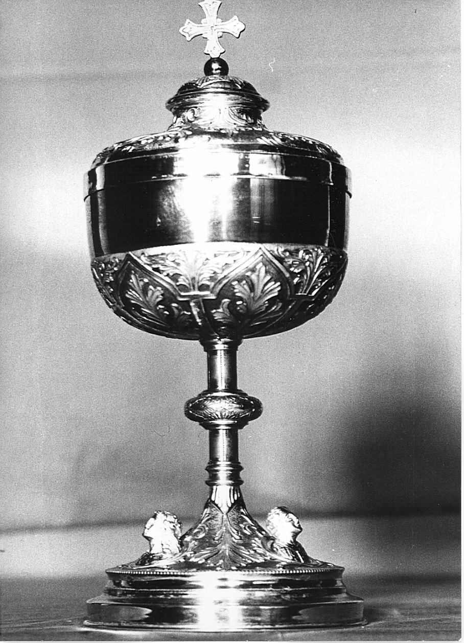 pisside, opera isolata - bottega lombarda (sec. XX)