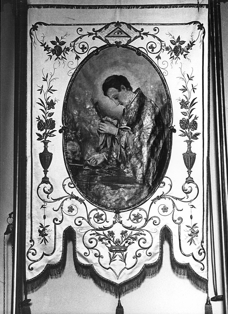 stendardo processionale, opera isolata - manifattura milanese (inizio sec. XX)