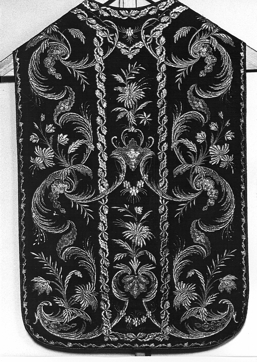 paramento liturgico, insieme - manifattura lombarda (metà sec. XIX)