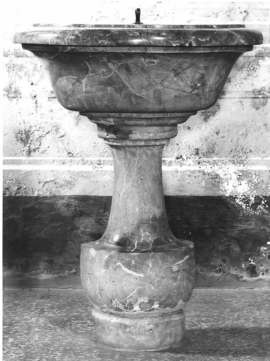 fonte battesimale, opera isolata - bottega lombarda (sec. XIX)